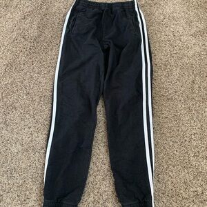 Women’s Black Sweats With Stripes